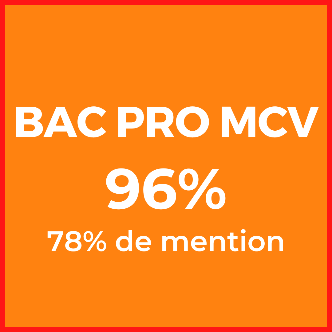 BAC PRO MCV - RESULAT 2024